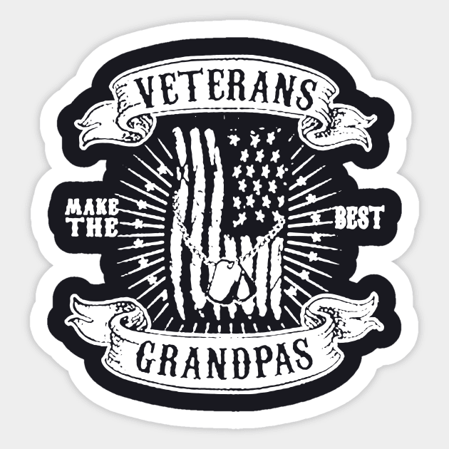 Veteran Make The Best Grandpas Sticker by Dumastore12